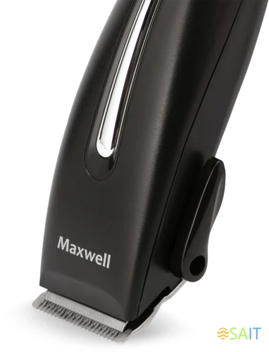 Машинка для стрижки Maxwell MW-2112 черный 15Вт (насадок в компл:4шт)