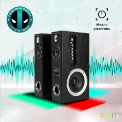 Колонки GMNG GG-SP600AC 2.0 черный 60Вт