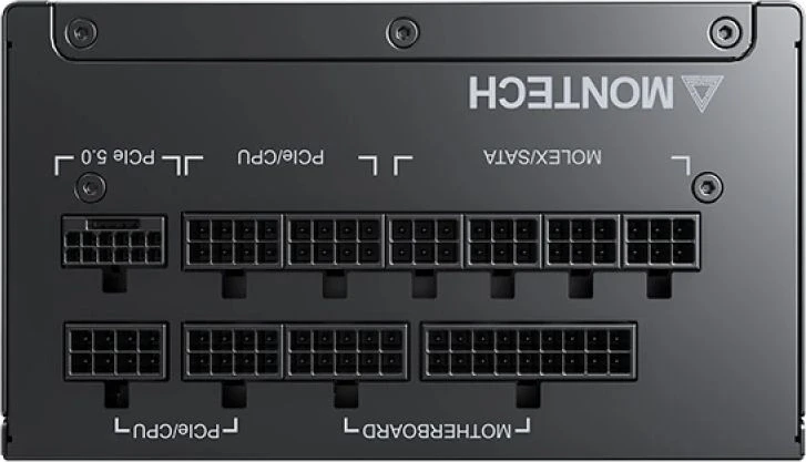 Блок питания Montech ATX 750W TITAN GOLD Gen.5 80+ gold (20+4pin) APFC 135mm fan 12xSATA Cab Manag RTL