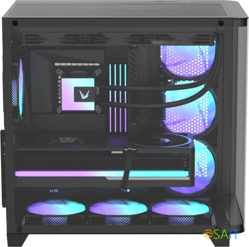 Корпус Formula Crystal U2 черный без БП ATX 1xUSB2.0 1xUSB3.0 1xUSB3.1 audio bott PSU