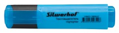 Текстовыделитель Silwerhof Blaze 108036-07 скошенный пиш. наконечник 1-5мм голубой картон