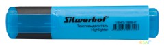 Текстовыделитель Silwerhof Blaze 108036-07 скошенный пиш. наконечник 1-5мм голубой картон