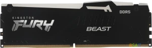 Память DDR5 16GB 6000MHz Kingston KF560C36BBE2A-16 Fury Beast RGB RTL Gaming PC5-48000 CL36 DIMM 288-pin 1.35В single rank с радиатором Ret
