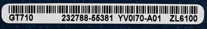 Видеокарта Asus PCI-E 2.0 GT710-SL-2GD3-BRK-EVO NVIDIA GeForce GT 710 2Gb 64bit DDR3 954/900 DVIx1 HDMIx1 CRTx1 HDCP Ret low profile