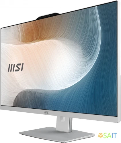 Моноблок MSI Modern AM272P 1M-677XRU 27" Full HD Core 3 100U (1.2) 8Gb SSD512Gb Graphics noOS GbitEth WiFi BT 120W клавиатура мышь Cam белый 1920x1080
