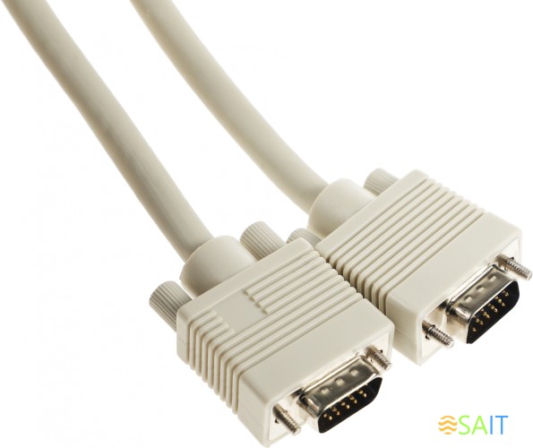 Кабель DB15 (m) DB15 (m) 30м (CABLE30) феррит.кольца белый