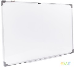 Доска магнитно-маркерная Deli E39033A лак белый 60x90см алюминиевая рама