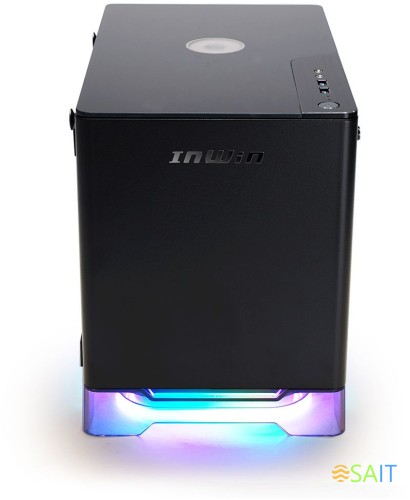 Корпус Inwin CF08A (A1PLUS) черный 650W miniITX 4x120mm 2xUSB3.0 audio