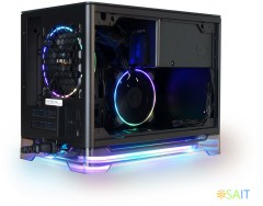 Корпус Inwin CF08A (A1PLUS) черный 650W miniITX 4x120mm 2xUSB3.0 audio