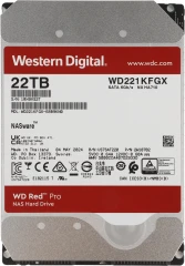 Жесткий диск WD SATA-III 22TB WD221KFGX NAS Red Pro (7200rpm) 512Mb 3.5"