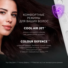 Фен Polaris PHD 2044Ti 1900Вт белый/серый (019914)