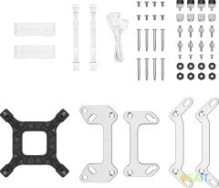 Система водяного охлаждения Deepcool LT520 ARGB Soc-AM5/AM4/1200/1700/1851 белый 4-pin 28.2-32.9dB Al 280W 1504gr Ret (R-LT520-WHAMNF-G-1)