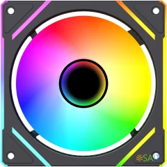 Вентилятор для корпуса Bloody BD-CF120ARGB2 ARGB 120х120x25 черный 4-pin 26дБ (BD-CF120ARGB2-BK) Ret