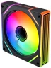 Вентилятор для корпуса Bloody BD-CF120ARGB2 LCD ARGB 120х120x25 черный 4-pin 26дБ (BD-CF120ARGB2-BK) Ret