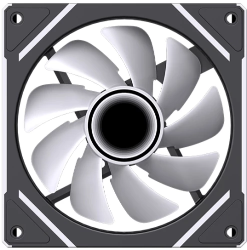 Вентилятор для корпуса Bloody BD-CF120ARGB2 LCD ARGB 120х120x25 черный 4-pin 26дБ (BD-CF120ARGB2-BK) Ret