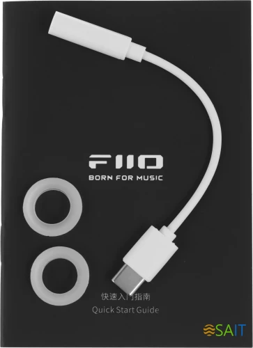 Наушники вкладыши Fiio FF1 black 1.2м черный проводные в ушной раковине (80003354)
