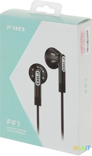 Наушники вкладыши Fiio FF1 black 1.2м черный проводные в ушной раковине (80003354)