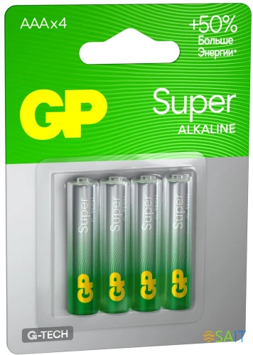 Батарея GP Super 24AA21-2CRSBC4 AAA (4шт)