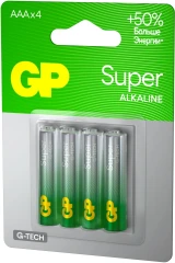 Батарея GP Super 24AA21-2CRSBC4 AAA (4шт)