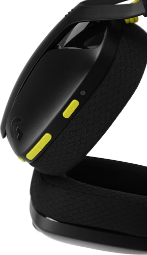 Наушники с микрофоном Logitech G435 черный/желтый накладные BT/Radio оголовье (981-001053)
