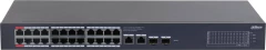 Коммутатор Dahua DH-CS4228-24GT-375 (L2) 24x1Гбит/с 2xКомбо(1000BASE-T/SFP) 2SFP 24PoE 375W управляемый