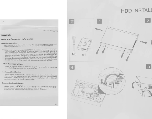 Видеорегистратор Dahua DH-XVR5104HS-4KL-I3