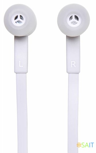 Гарнитура внутриканальные Оклик HS-S-220 1.1м белый проводные в ушной раковине (D2W)