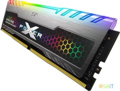 Память DDR4 16GB 3200MHz Silicon Power SP016GXLZU320BSB Xpower Turbine RGB RTL Gaming PC4-25600 CL16 DIMM 288-pin 1.35В kit single rank с радиатором Ret
