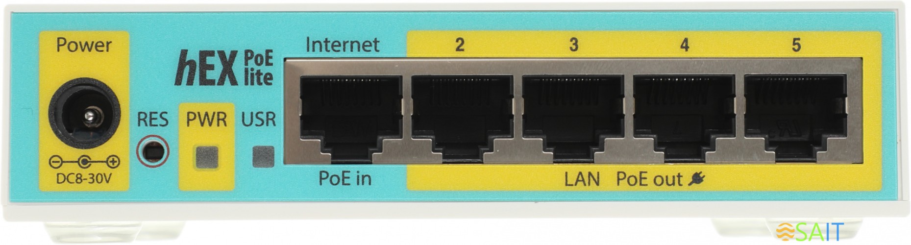 Роутер MikroTik hEX PoE lite (RB750UPR2) 10/100BASE-TX белый