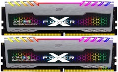 Память DDR4 2x8Gb 3600MHz Silicon Power SP016GXLZU360BDB Xpower Turbine RGB RTL Gaming PC4-28800 CL18 DIMM 288-pin 1.35В kit single rank с радиатором Ret