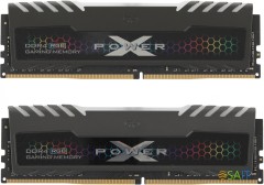 Память DDR4 2x8Gb 3600MHz Silicon Power SP016GXLZU360BDB Xpower Turbine RGB RTL Gaming PC4-28800 CL18 DIMM 288-pin 1.35В kit single rank с радиатором Ret