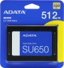 Накопитель SSD A-Data SATA-III 512GB ASU650SS-512GT-R Ultimate SU650 2.5"
