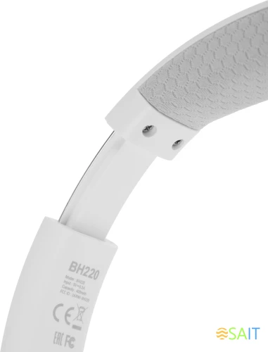 Гарнитура мониторные A4Tech Fstyler BH220 белый беспроводные bluetooth оголовье (BH220 WHITE)