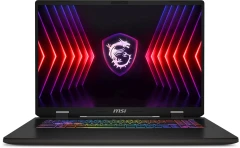 Ноутбук MSI Sword 17 HX B14VGKG-048XRU Core i9 14900HX 16Gb SSD1Tb NVIDIA GeForce RTX4070 8Gb 17" IPS QHD+ (2560x1600) без ОС grey space WiFi BT Cam (9S7-17T214-048)