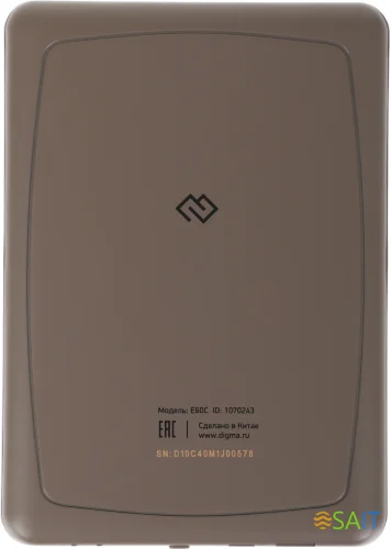 Электронная книга Digma E60C 6" E-ink HD Pearl 1024x758 600MHz/4Gb/microSDHC коричневый