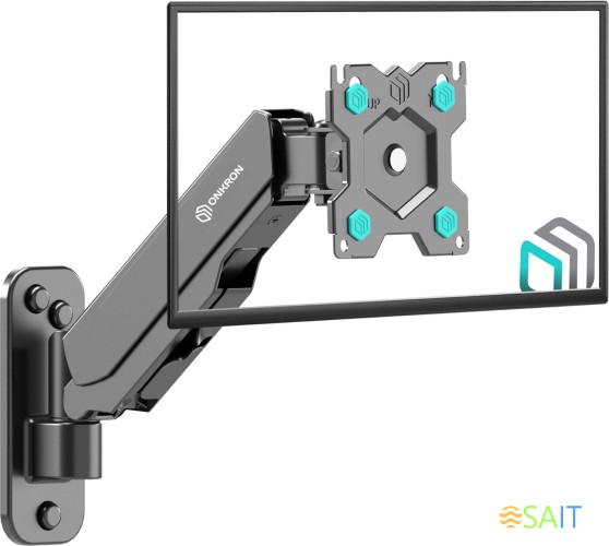 Кронштейн для телевизора Onkron G120 черный 13"-34" макс.8кг настенный поворот и наклон верт.перемещ.