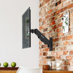 Кронштейн для телевизора Onkron G120 черный 13"-34" макс.8кг настенный поворот и наклон верт.перемещ.