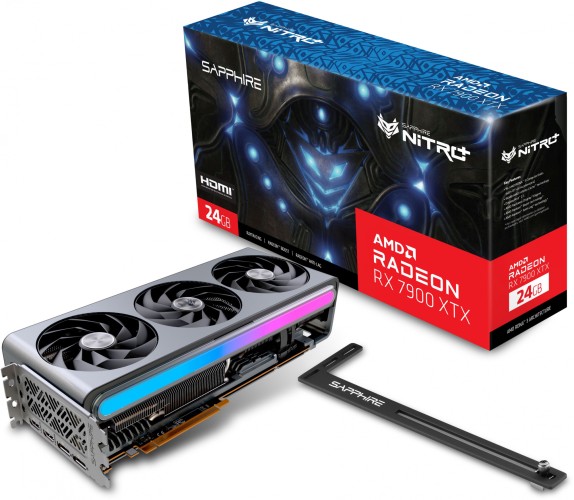Видеокарта Sapphire PCI-E 4.0 11322-01-40G NITRO+ RX 7900 XTX GAMING OC VAPOR-X AMD Radeon RX 7900XTX 24Gb 384bit GDDR6 2510/20000 HDMIx2 DPx2 HDCP Ret