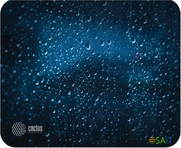 Коврик для мыши Cactus Water Drops рисунок 220x180x2мм (CS-MP-P05XS)