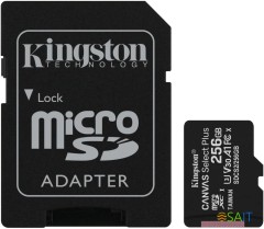 Флеш карта microSDXC 256GB Kingston SDCS2/256GB Canvas Select Plus + adapter