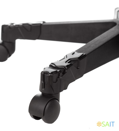 Кресло игровое Zombie GAME 17 черный/серый эко.кожа/ткань крестов. пластик