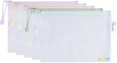 Папка на молнии ZIP Deli Colorful EF281 A5 ПВХ 0.23мм ассорти цвет молнии ассорти