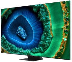 Телевизор QLED TCL 75" 75C855 черный 4K Ultra HD 120Hz DVB-T DVB-T2 DVB-C DVB-S DVB-S2 USB WiFi Smart TV