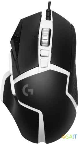 Мышь Logitech G502 SE HERO черный/белый лазерная 16000dpi USB 11but (910-005732)