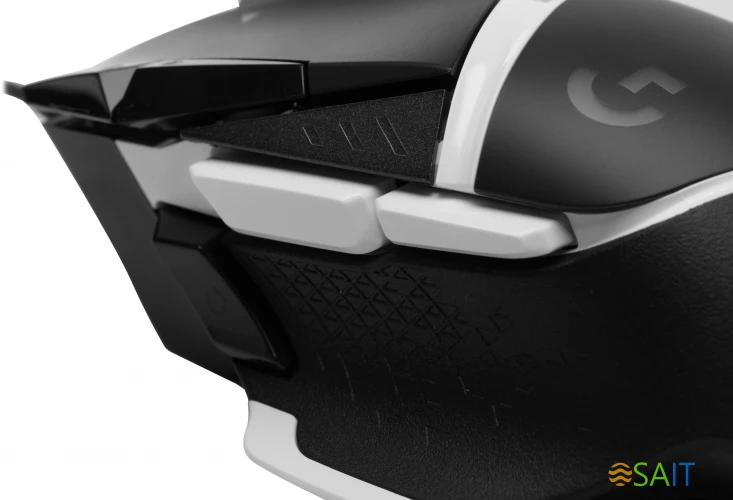 Мышь Logitech G502 SE HERO черный/белый лазерная 16000dpi USB 11but (910-005732)