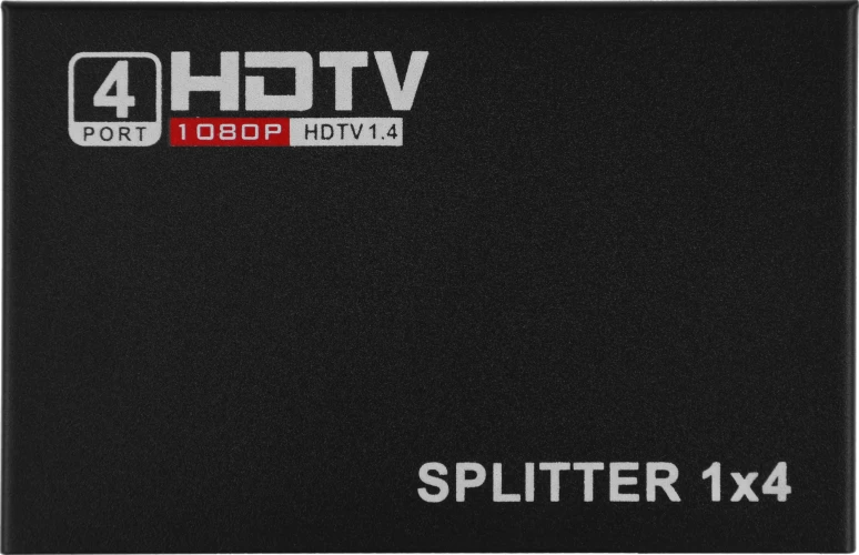 Сплиттер аудио-видео Premier 5-872-4 HDMI (f)/4xHDMI (f) черный