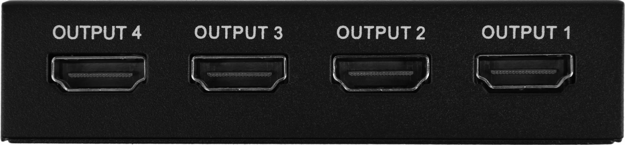 Сплиттер аудио-видео Premier 5-872-4 HDMI (f)/4xHDMI (f) черный