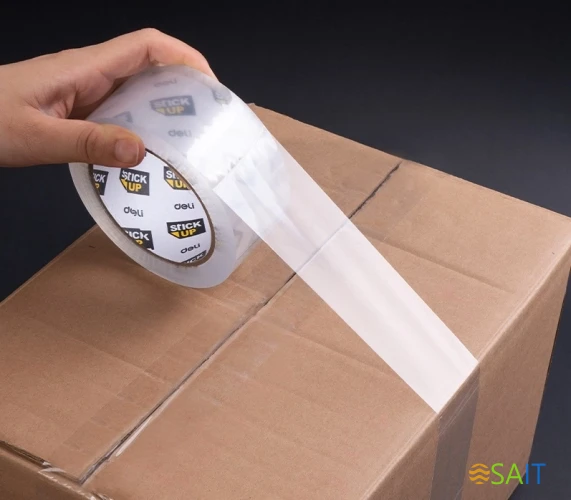 Клейкая лента канцелярская Deli EA699 прозрачная шир.48мм дл.90м 45мкр