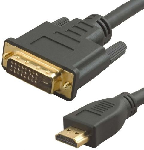 Кабель аудио-видео Lazso WH-141 HDMI (m)/DVI-D(m) 15м. позолоч.конт. черный (WH-141(15M))