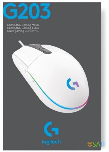 Мышь Logitech G102 LightSync белый оптическая 8000dpi USB 5but (910-005809)